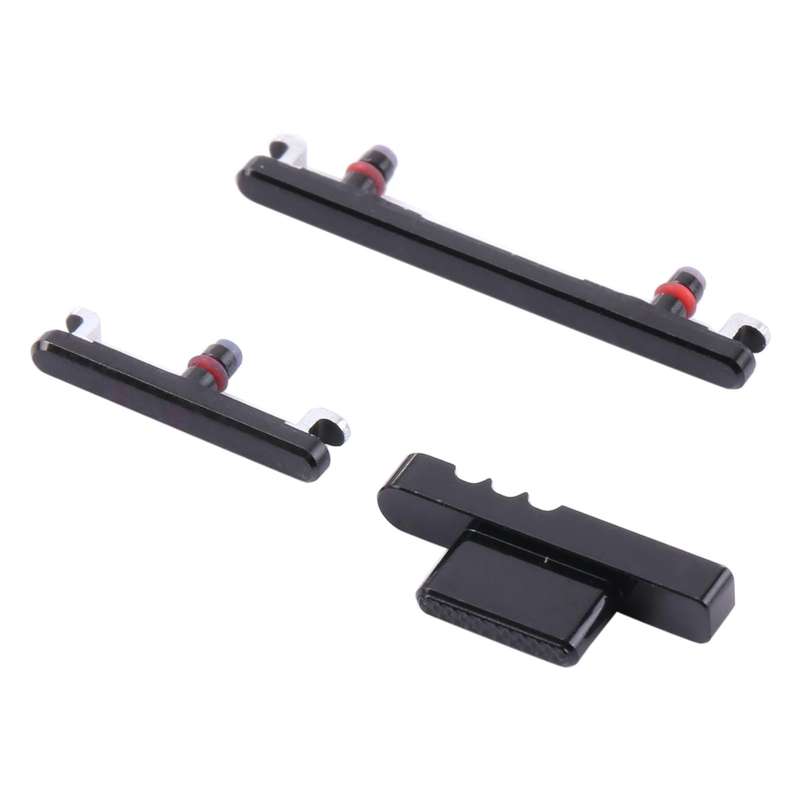 For OnePlus 9R Power Button + Volume Control Button(Black)