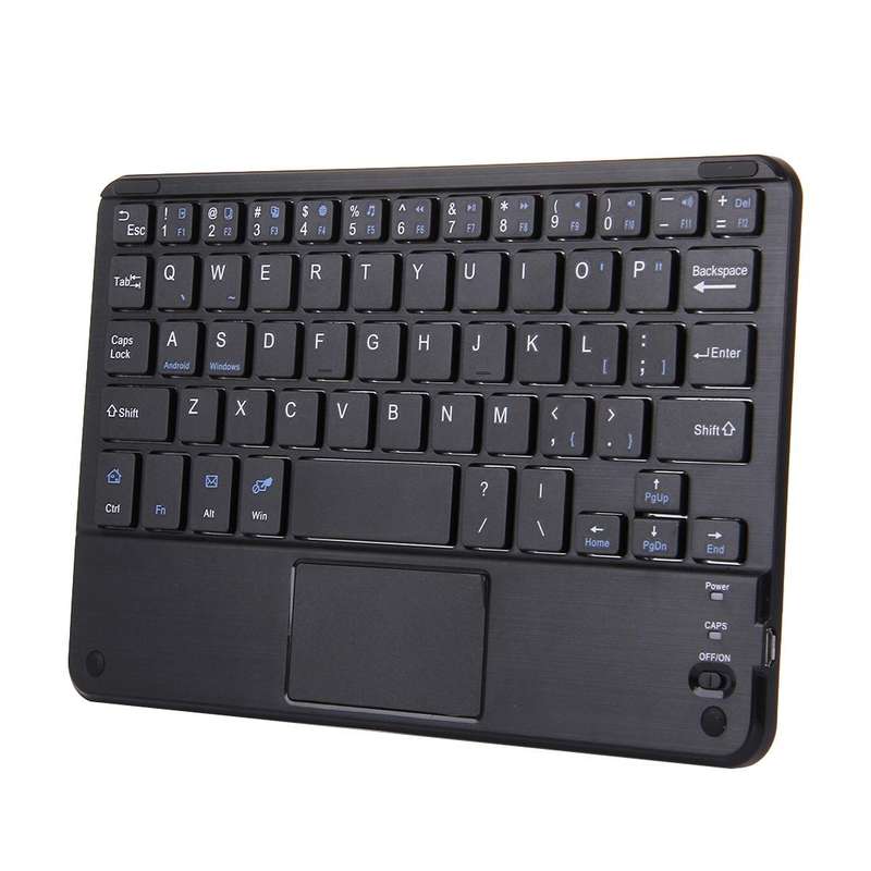 Mini Bluetooth Wireless Keyboard with Touch Panel, Compatible with All Android & Windows 7 inch T...