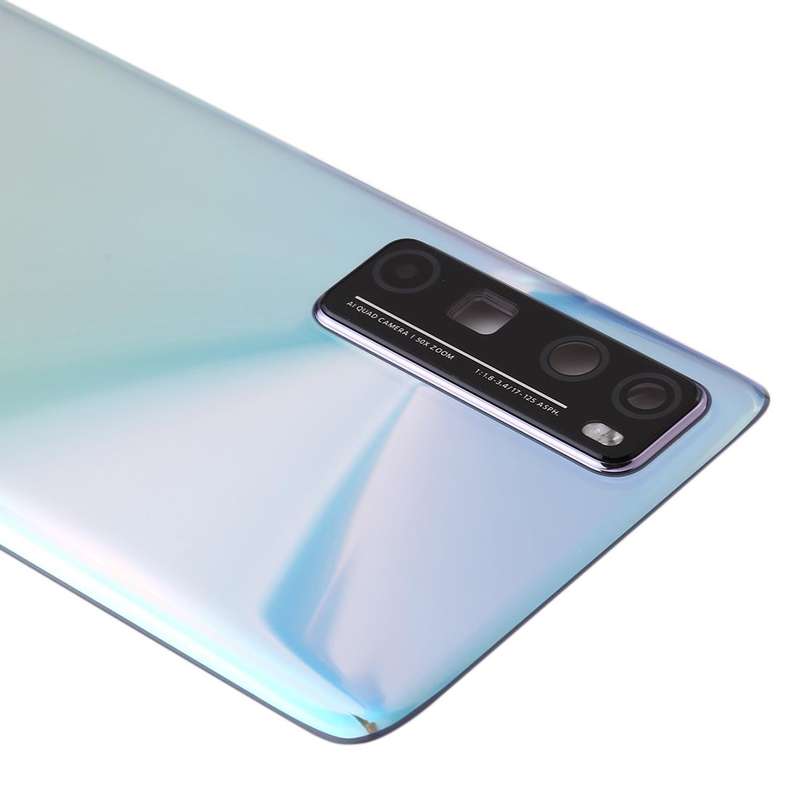Original Battery Back Cover with Camera Lens Cover for Huawei Nova 7 Pro 5G(Silver)