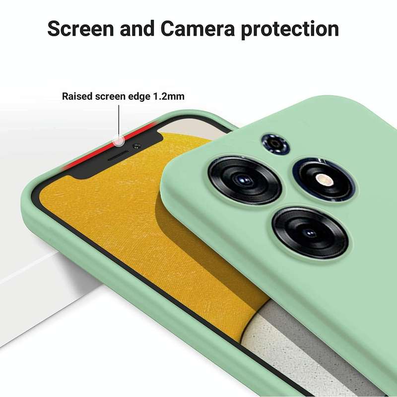 For Tecno Spark 10 Pro 4G Pure Color Liquid Silicone Shockproof Phone Case(Green)