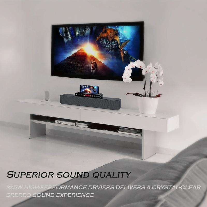 Newrixing NR-5017 LED Bluetooth Portable Speaker TWS Connection Loudspeaker Sound System 10W Ster...