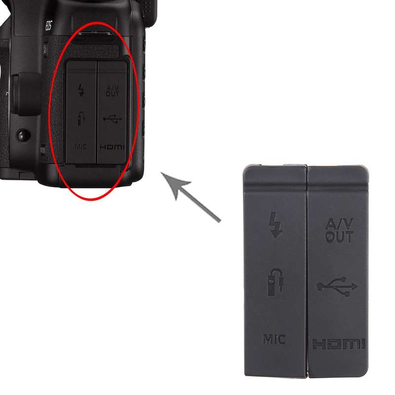 For Canon EOS 5D Mark II OEM USB Cover Cap