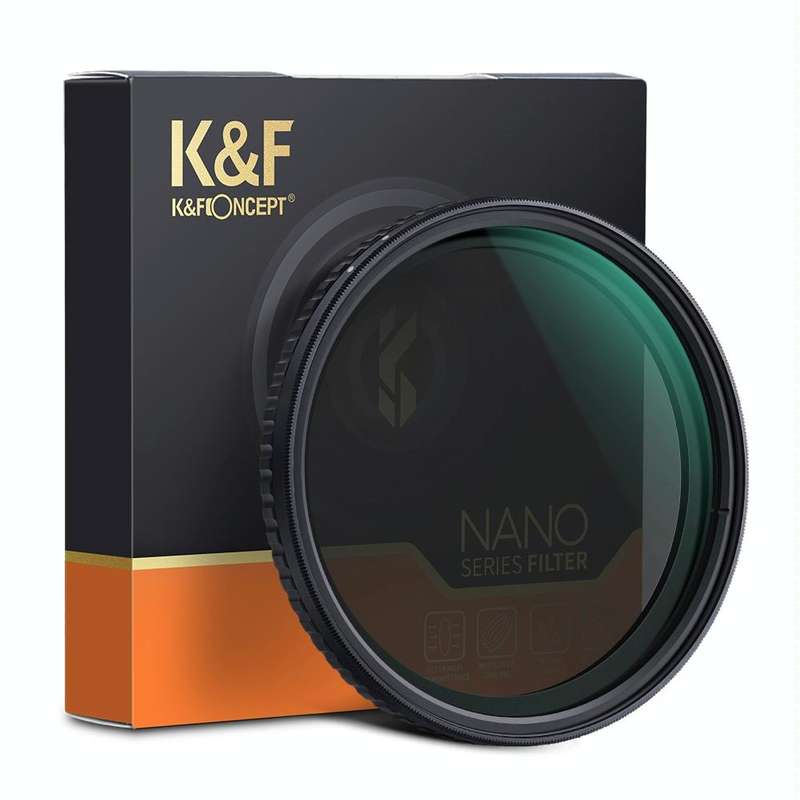 K&F CONCEPT KF01.1135 82mm ND2 To ND32 Variable Fader ND Filter Neutral Density Filter