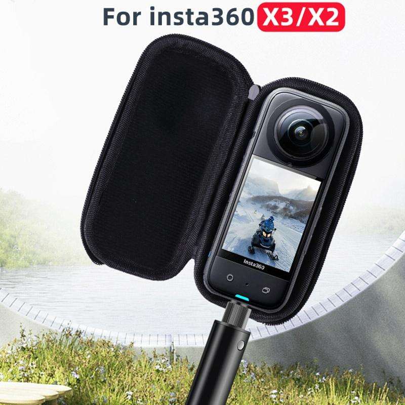 For Insta360 X3 / ONE X2 Camera Portable Case Box Storage Bag(Black)