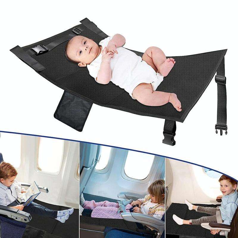 79 x 44cm Kids Airplane Seat Extender Portable Travel Seat Cushion(Blue)