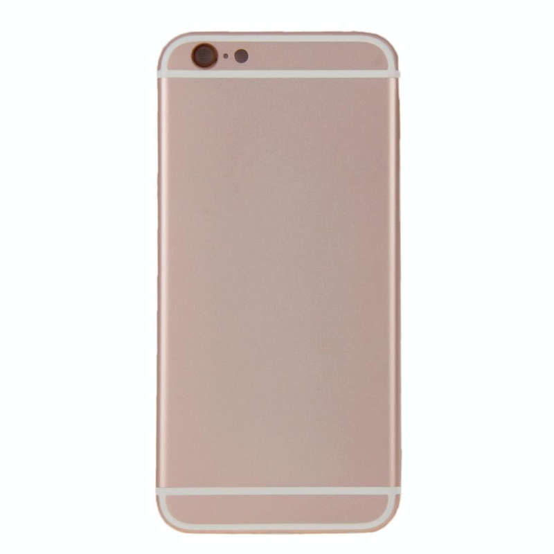 6 in 1 for iPhone 6 (Back Cover + Card Tray + Volume Control Key + Power Button + Mute Switch Vib...