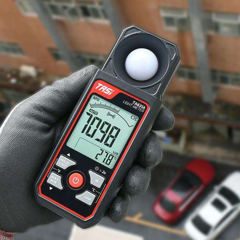 TASI TA631A 200,000 LUX Illuminating Meter Bright Test Instrument Brightness Light Meter