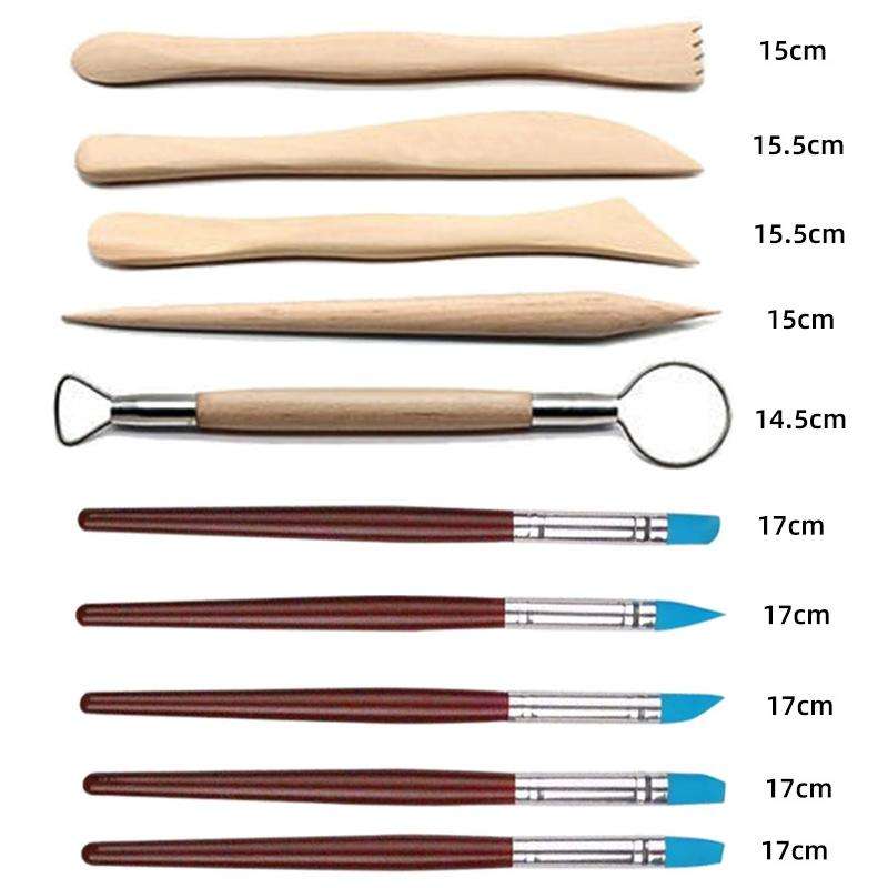 30 PCS/Set Ceramic Clay Sculpture Carving Knife Clay Indentation Pen