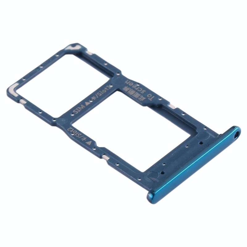 SIM Card Tray + SIM Card Tray / Micro SD Card Tray for Huawei Enjoy 9s (Blue)