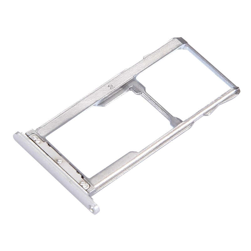 For Meizu M3 Note / Meilan Note 3 SIM + SIM / Micro SD Card Tray  (Silver)
