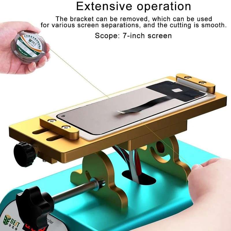 BEST B-918B 7 inch Multi-function Mobile Phone Screen Rotary Separator, US Plug