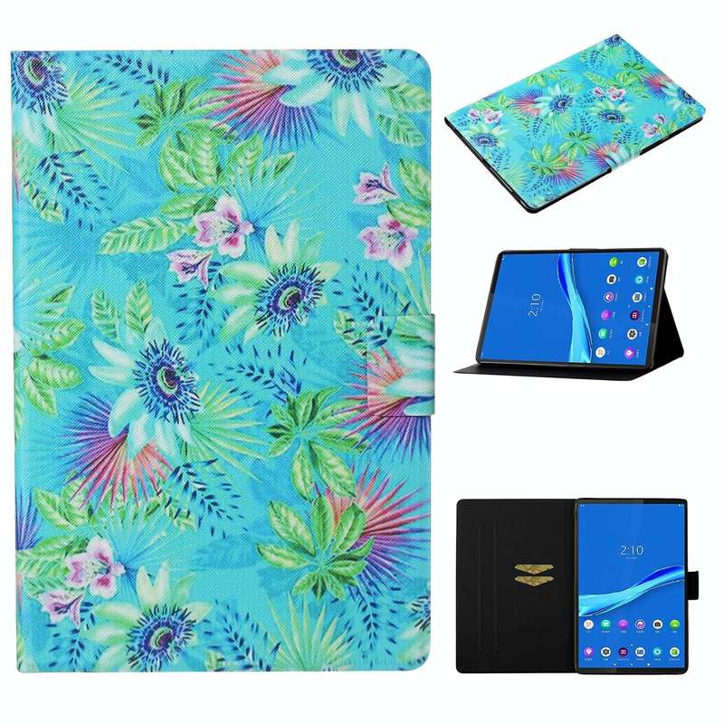 For Samsung Galaxy Tab A8 10.5 2021 Voltage Texture Coloured Drawing Pattern Leather Tablet Case(...