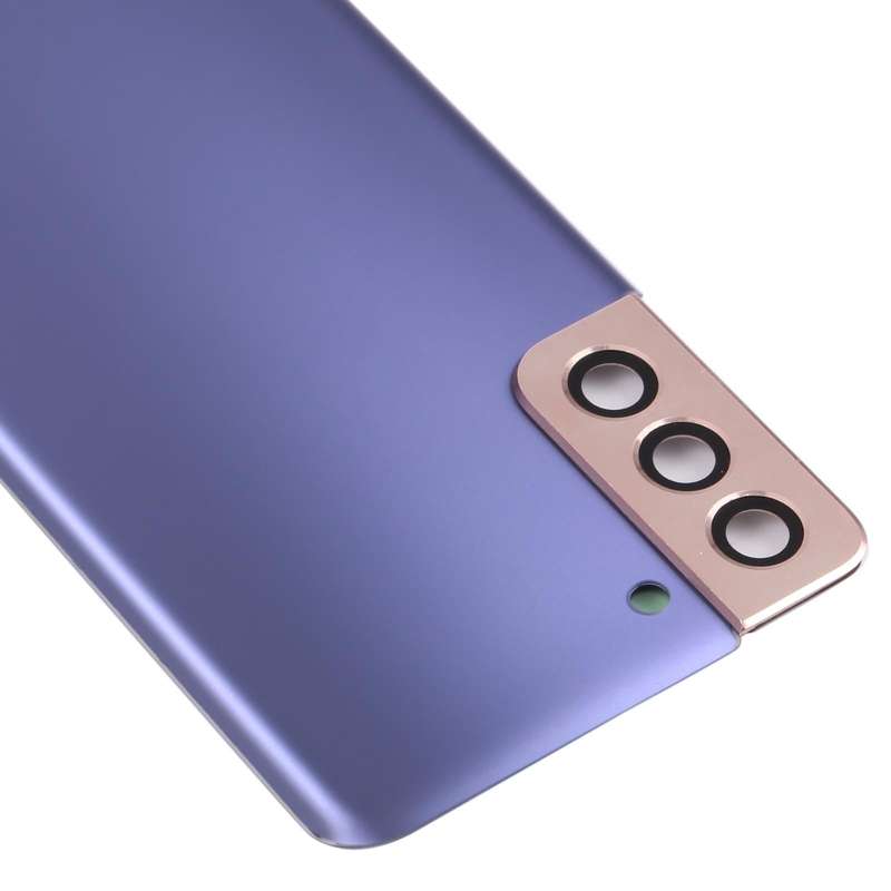 For Samsung Galaxy S21+ 5G Battery Back Cover with Camera Lens Cover (Purple)