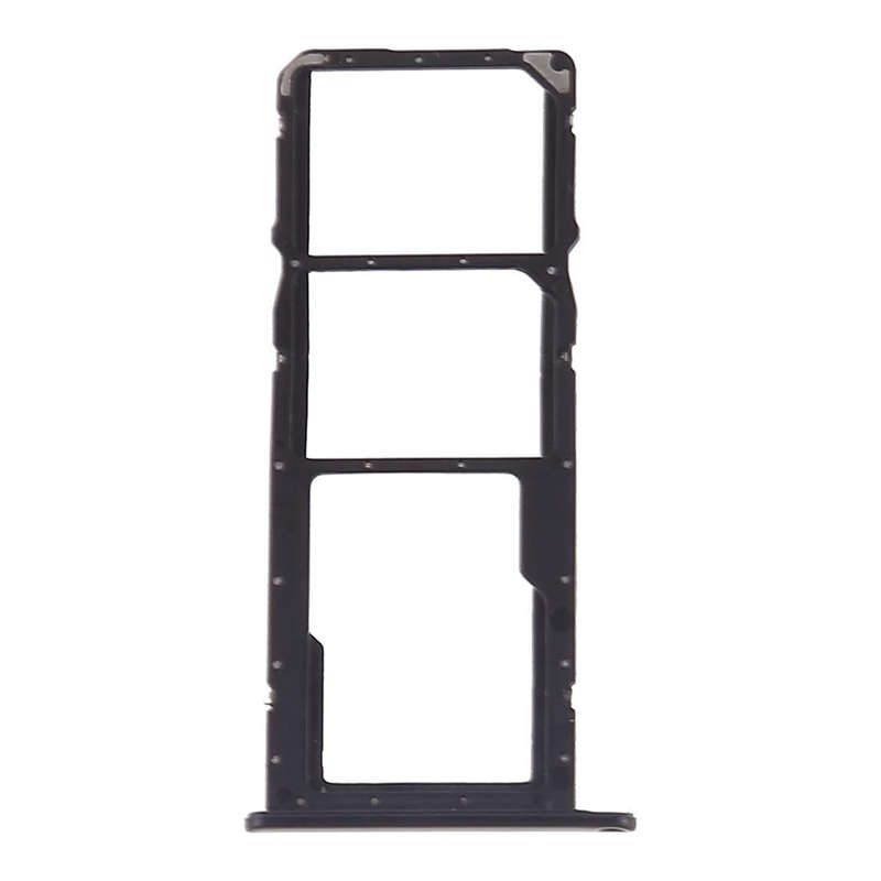 SIM Card Tray + SIM Card Tray + Micro SD Card for Huawei Honor Play 8A (Black)