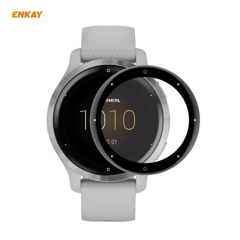 For Garmin Venu 2S / Vivoactive 4S 40mm ENKAY Hat-Prince 3D Full Screen Soft PC Edge + PMMA HD Sc...