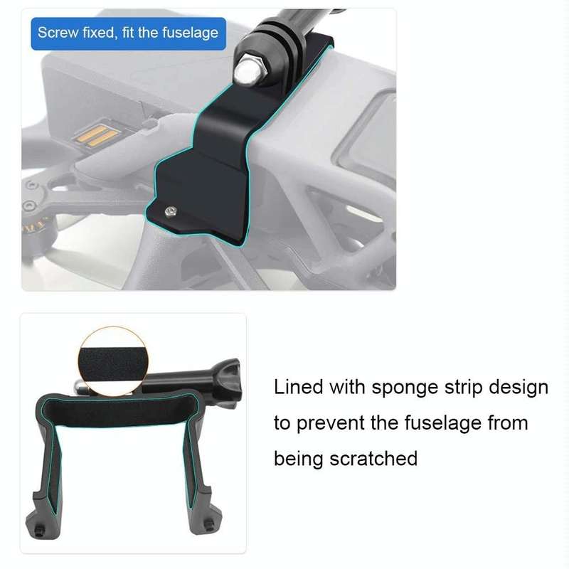For DJI Avata CQT Upper Expansion Adapter Sports Camera Bracket(913356)