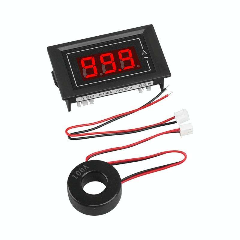SINOTIMER D85-5035A Small Single Phase AC Digital Ammeter With Transformer