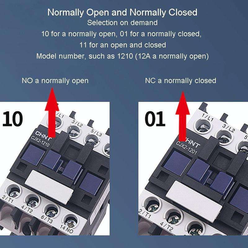 CHNT CJX2-2510 25A 220V Silver Alloy Contacts Multi-Purpose Single-Phase AC Contactor