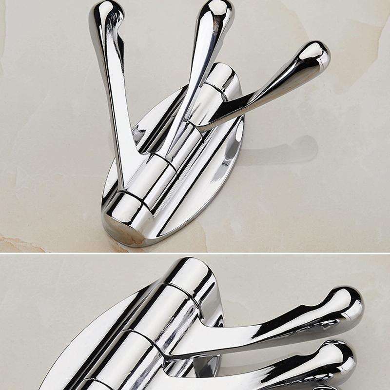 Punch Coat Hook Bathroom Hook, Specification: Golden