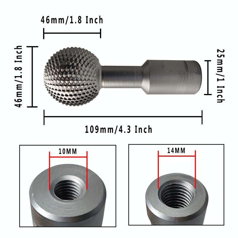 14mm Spherical Wood Groove Carving Knife