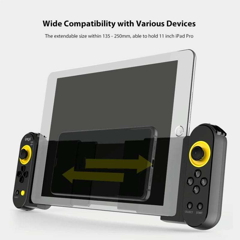 ipega PG-9167 Wireless Bluetooth Telescopic Controller Gamepad, Support Android / iOS Devices, St...