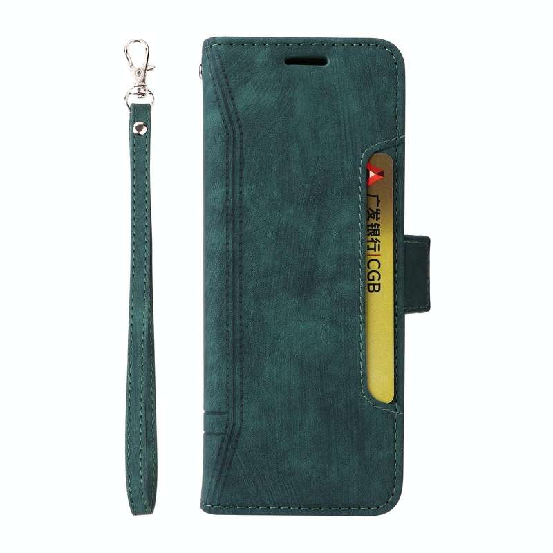 For Samsung Galaxy Z Fold4 BETOPNICE Dual-side Buckle Leather Phone Case(Green)