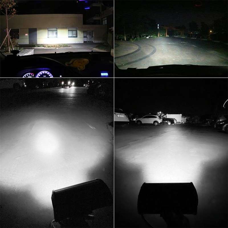 D0039 28W 10-30V DC 6000K 7 inch 40 LEDs Offroad Truck Car Driving Light Work Light Spotlight Fog...