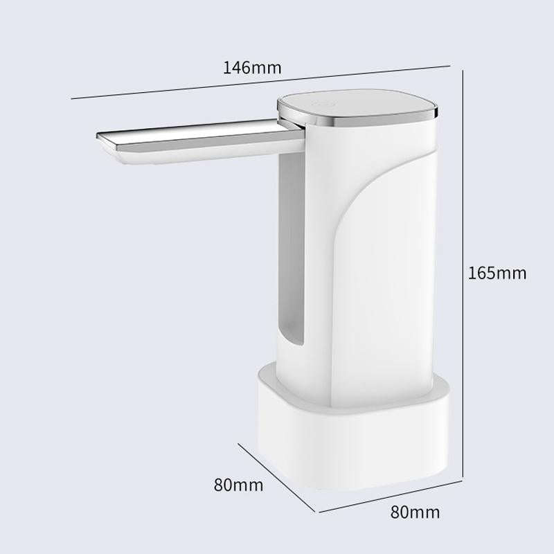 Digital Display Foldable Water Bottle Pump Electric Water Dispenser(Grey)