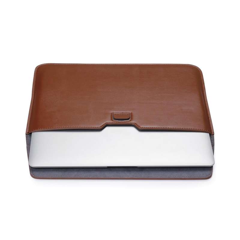 PU Leather Ultra-thin Envelope Bag Laptop Bag for MacBook Air / Pro 13 inch, with Stand Function(...