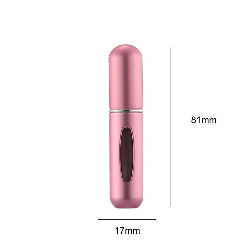5 PCS 5ml Mini Perfume Spray Bottle With Bottom Filling Self-Pump Type Travel Portable Sub-Bottli...