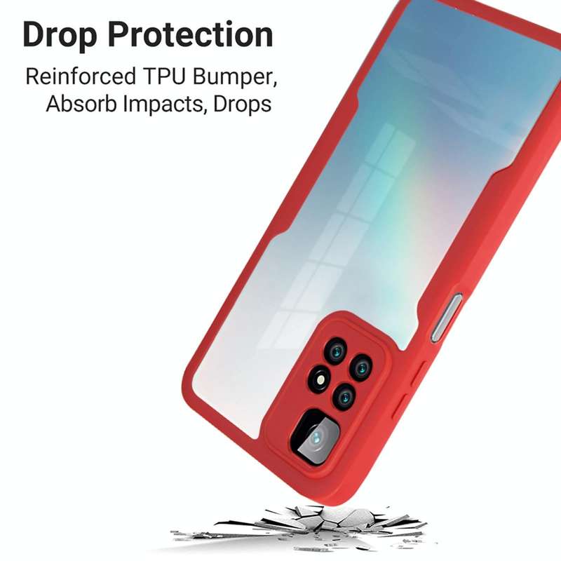 For Xiaomi Redmi 10 Acrylic + TPU 360 Degrees Full Coverage Phone Case(Purple)