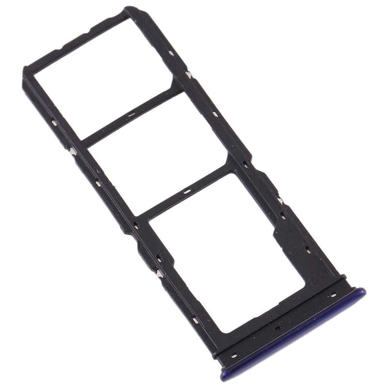 For Vivo  Y7s SIM Card Tray + SIM Card Tray + Micro SD Card Tray (Purple)