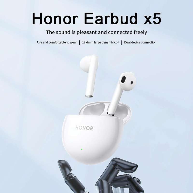 Honor Earbuds X5 Semi-in-ear Smart Call Noise Reduction Wireless Bluetooth Earphones(Coral Pink)