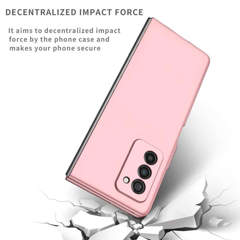 For Samsung Galaxy Z Fold2 5G Armor Foldable Phone Case(Pink)