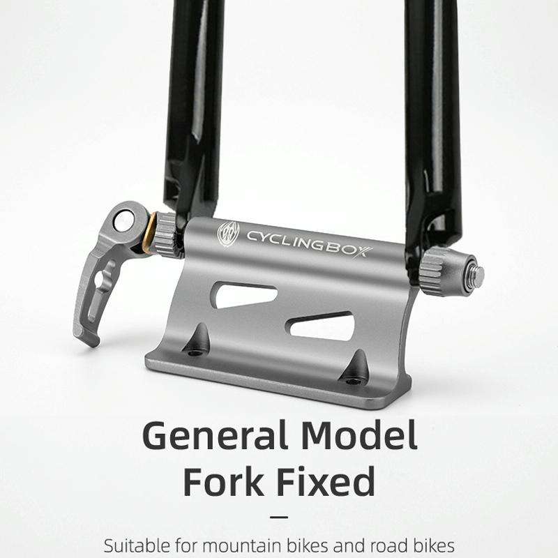 CYCLINGBOX BG-0171 Bike Aluminum Portable Quick-Removal Front Fork Fixed Frame Rear Hanging Frame...