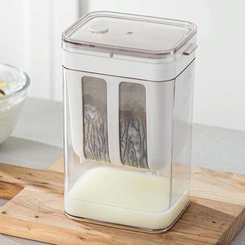 Yogurt Filter Homemade Yogurt Beancurry Milk Separator Water Drained Filter(White)