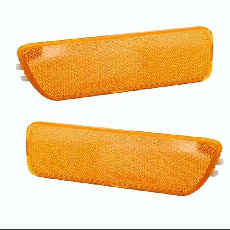 2 PCS Front Bumper Clearance Lights Housing without Bulb Replacement 1JM945071 / 1JM945072 for VW...