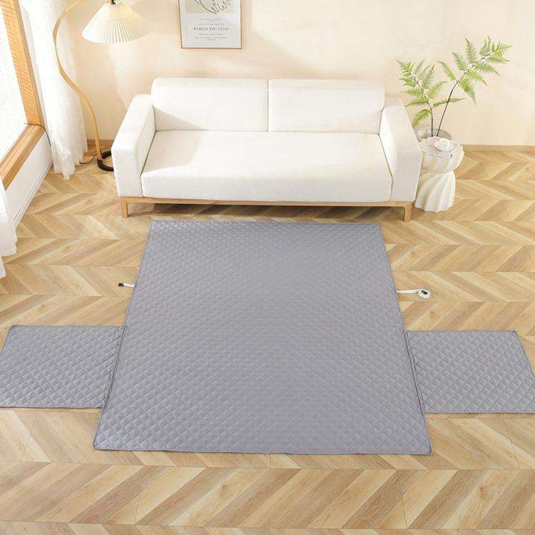 Double-sided Waterproof Pet Cushion Diamond Pattern Sofa Cover, Size:55x196cm(Navy Blue)