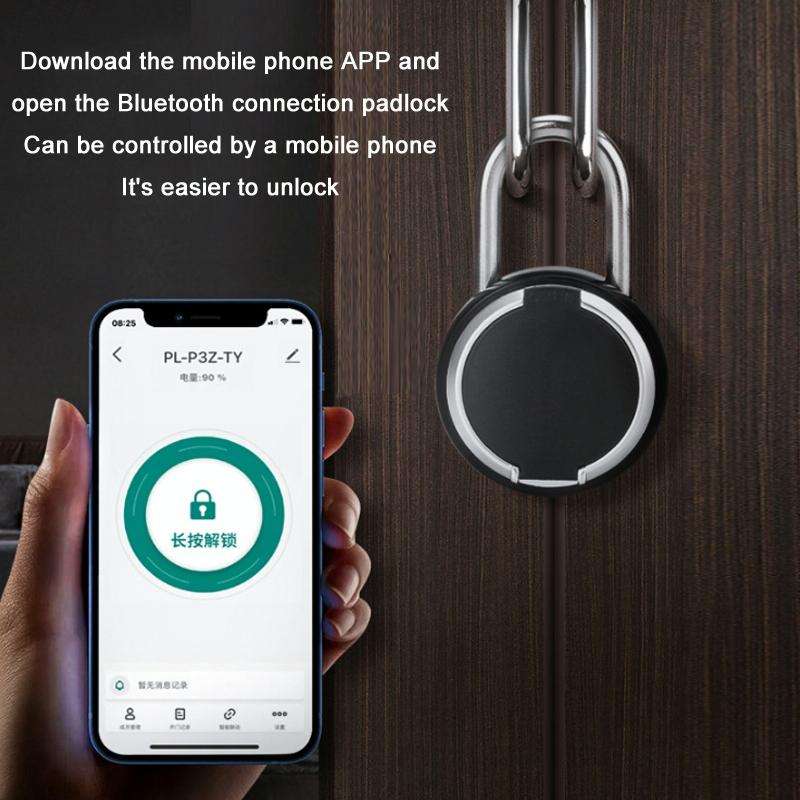 P3Z-TY Outdoor Waterproof Electronic Intelligent Fingerprint Padlock