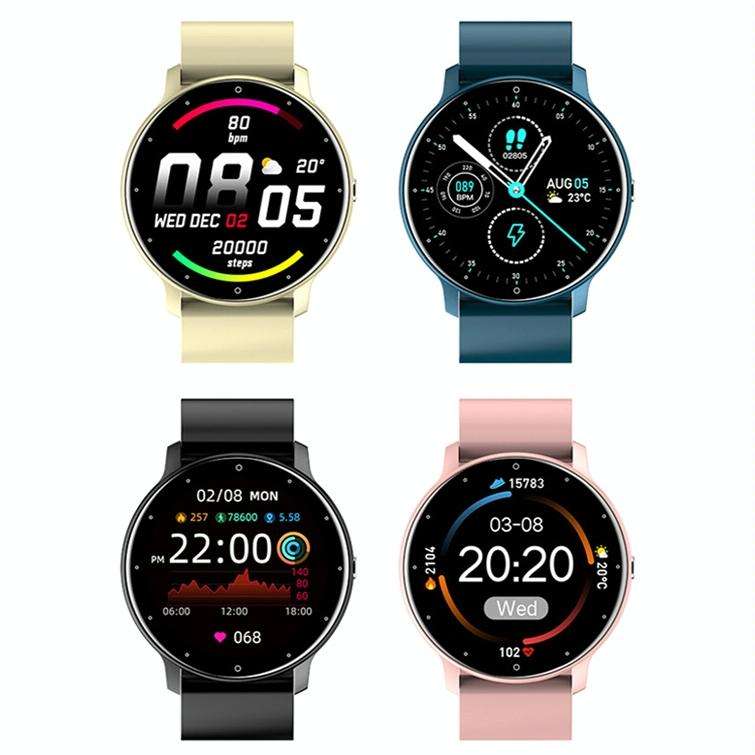ZL02 Heart Rate Monitoring Pedometer Smart Watch(Blue)