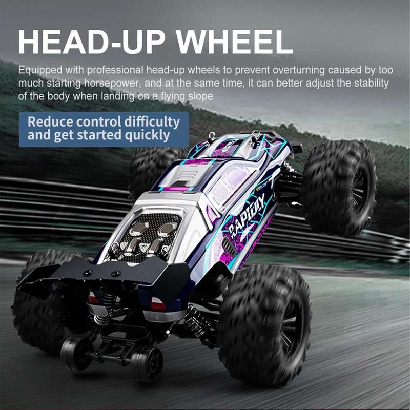 SCY-16101 2.4G 1:16 Electric 4WD RC Monster Truck Coupe Car Toy (Blue)