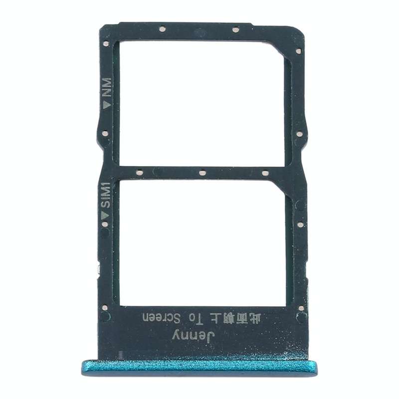 SIM Card Tray + NM Card Tray for Huawei P40 Lite (Green)