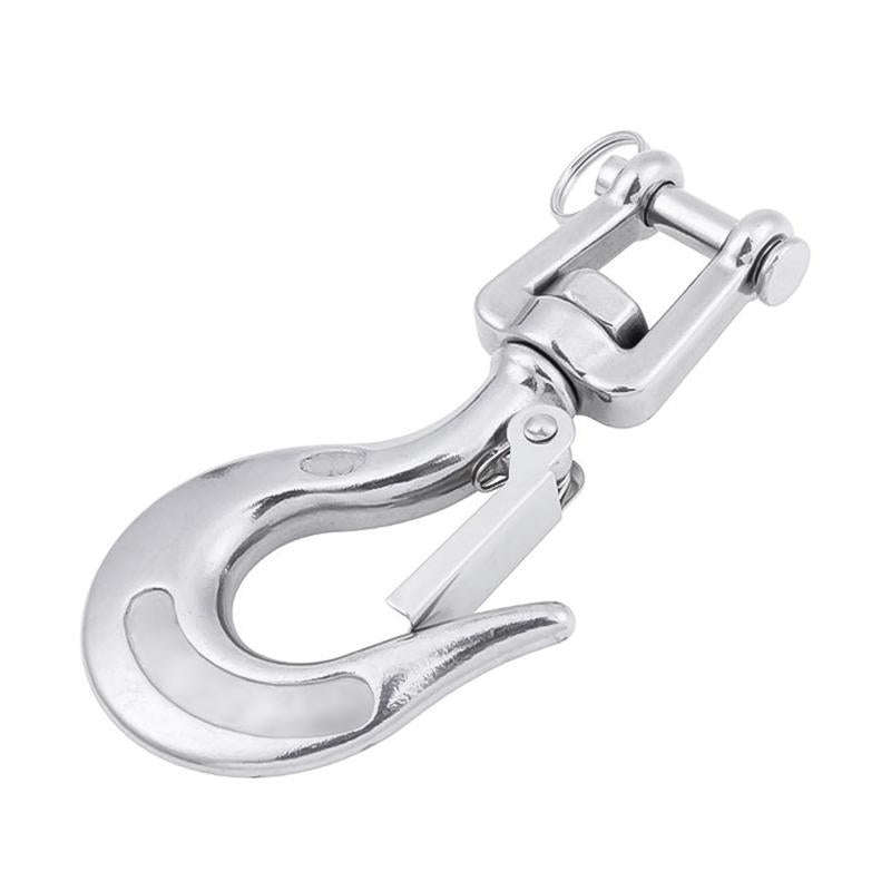 150kg Load Bearing 304 Stainless Steel Rotatable Fork Hoist Chain Lifting Cargo Hook
