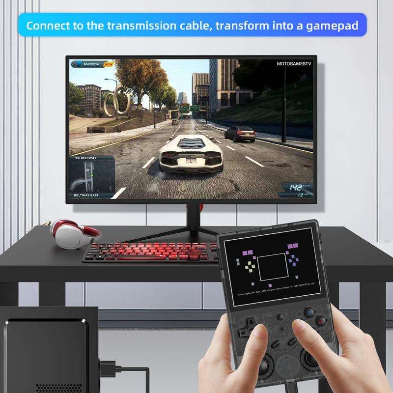 ANBERNIC RG353VS 3.5 Inch Wireless Game Box Linux Single OS Handheld Game Console 64G 15,000 Game...