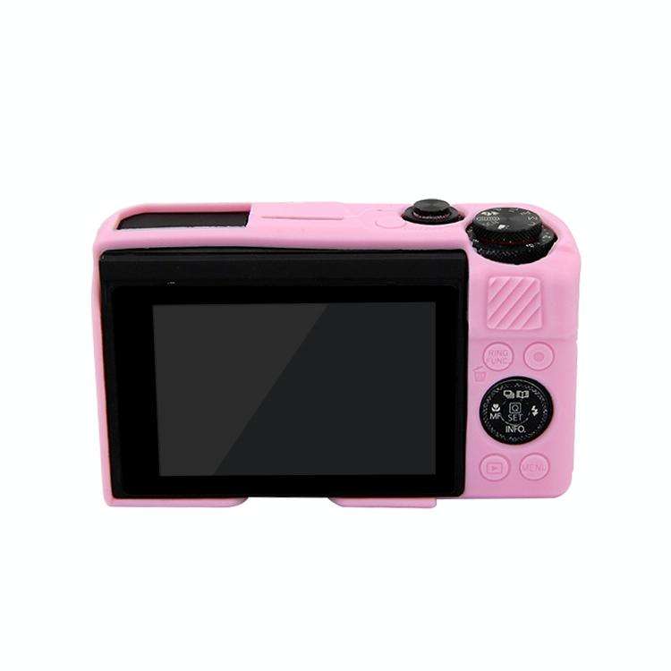 PULUZ Soft Silicone Protective Case for Canon EOS G7 X Mark II(Pink)