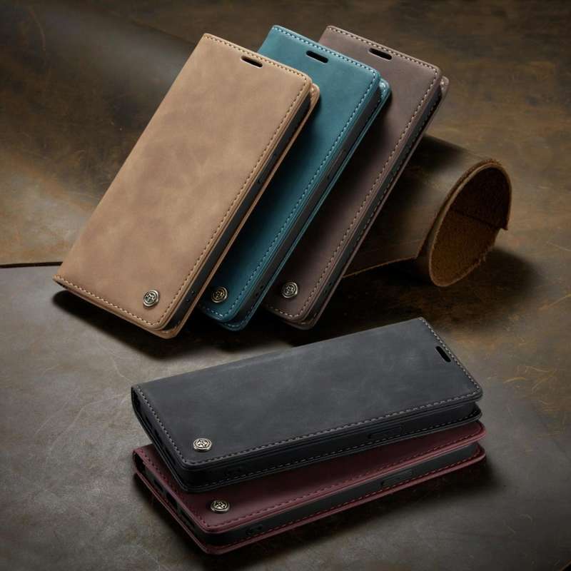 For iPhone 12 / 12 Pro CaseMe-013 Multifunctional Retro Frosted Horizontal Flip Leather Case with...