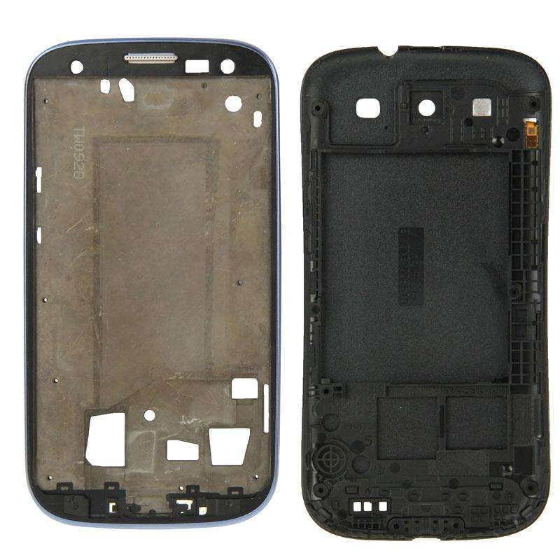 For Galaxy SIII LTE / i9305 Full Housing Faceplate Cover  (Blue)