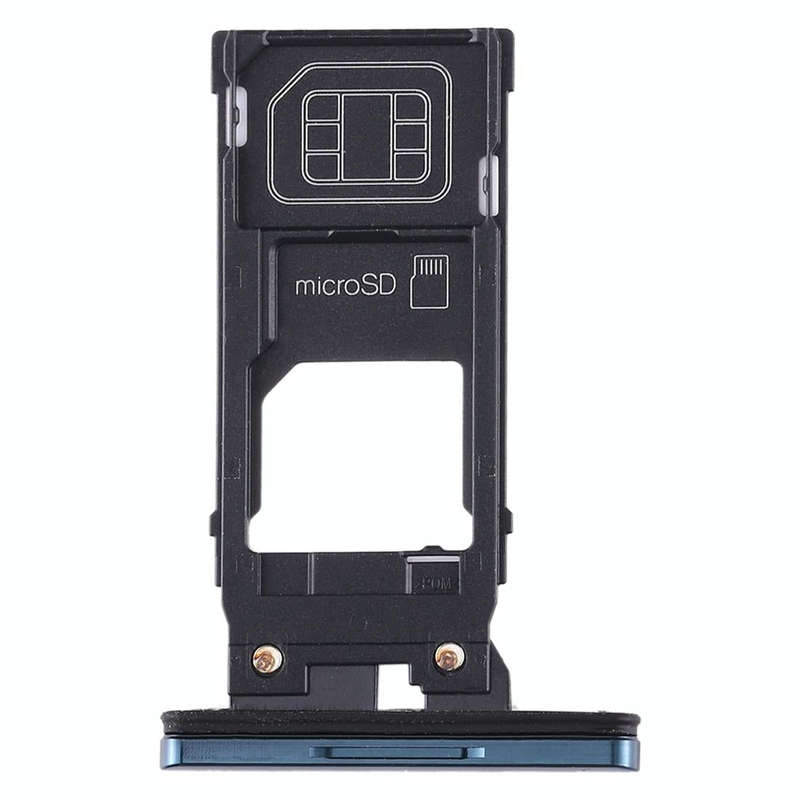 SIM Card Tray + Micro SD Card Tray for Sony Xperia XZ3(Green)
