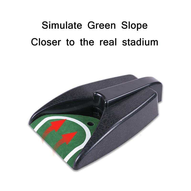 HOWTRUE Golf Automatic Ball Returner Putter Practice Device(Color Box Package)