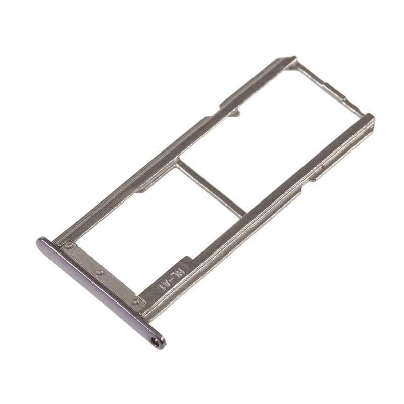 SIM Card Tray + SIM Card Tray + Micro SD Card Tray for Motorola Moto E5 Plus(Black)